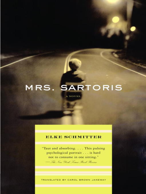 Title details for Mrs. Sartoris by Elke Schmitter - Available